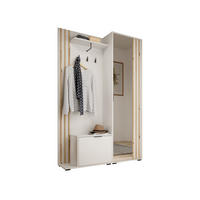 GARDEROBENSCHRANK - JOHN (Weiß) - Weiß, Holzwerkstoff (135/197/40cm)