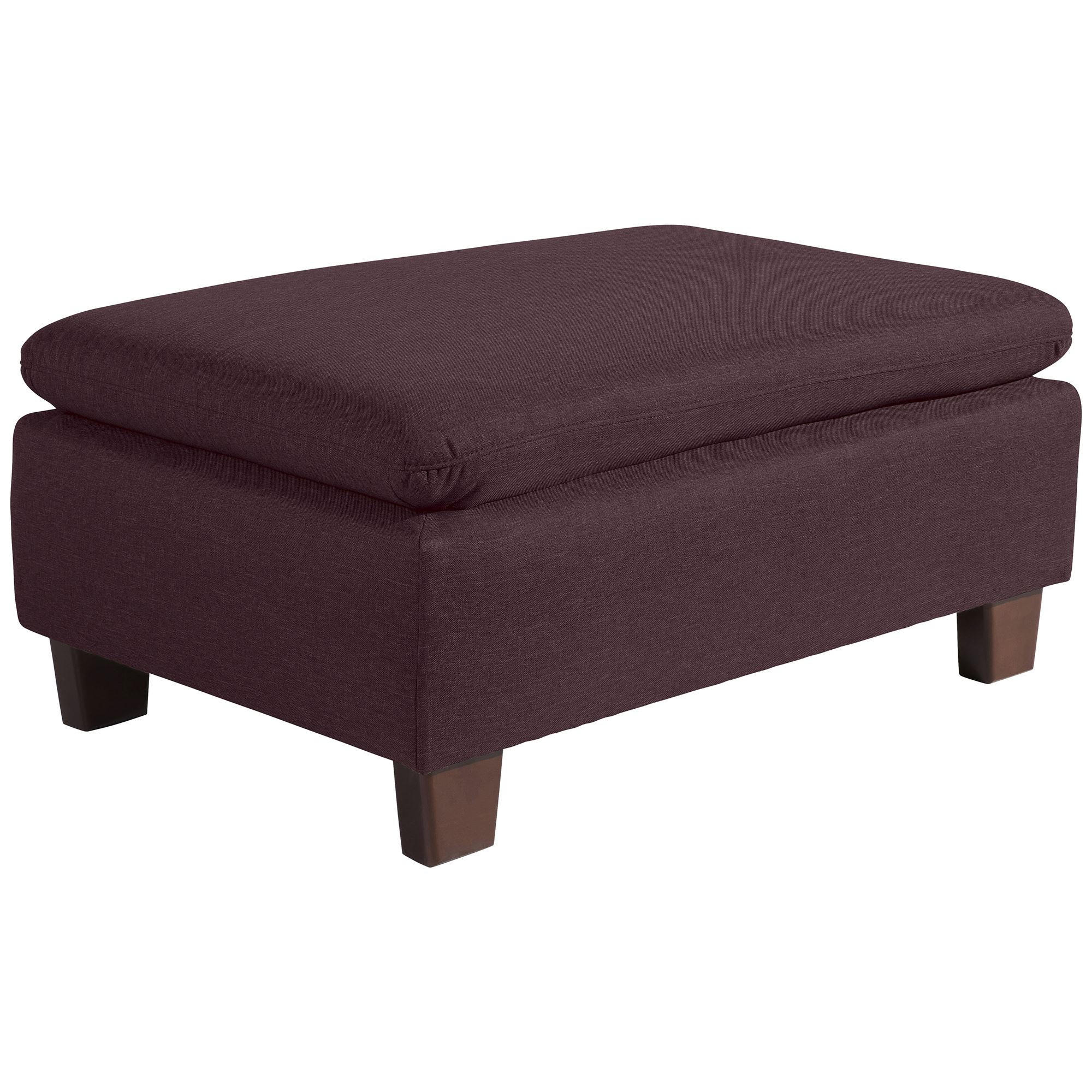 58aufmkessel Polsterhocker Bordeaux 90x43x60 cm