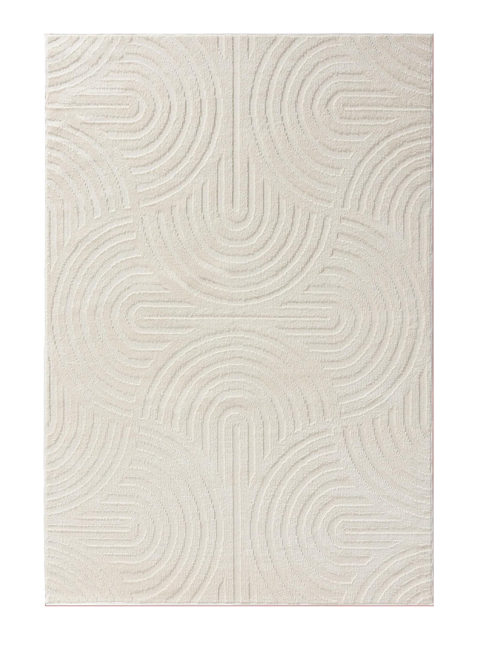 benuta Teppich Creme 80x150 cm