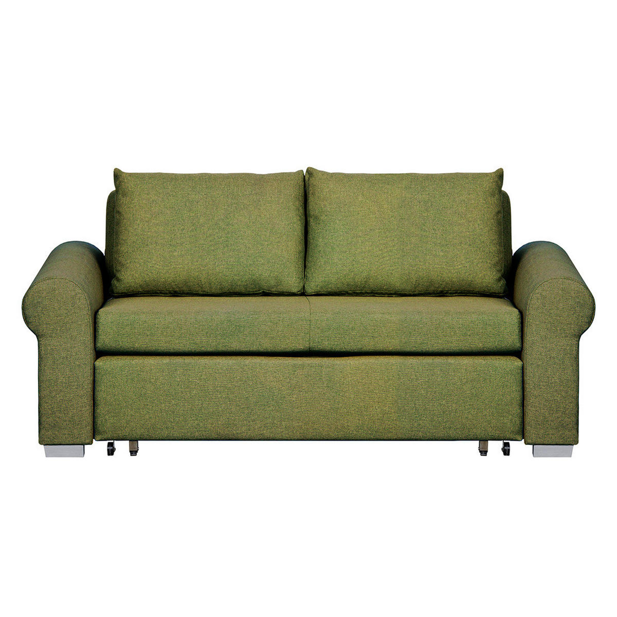 SCHLAFSOFA - Grün, Textil (204/90/90cm) - home24