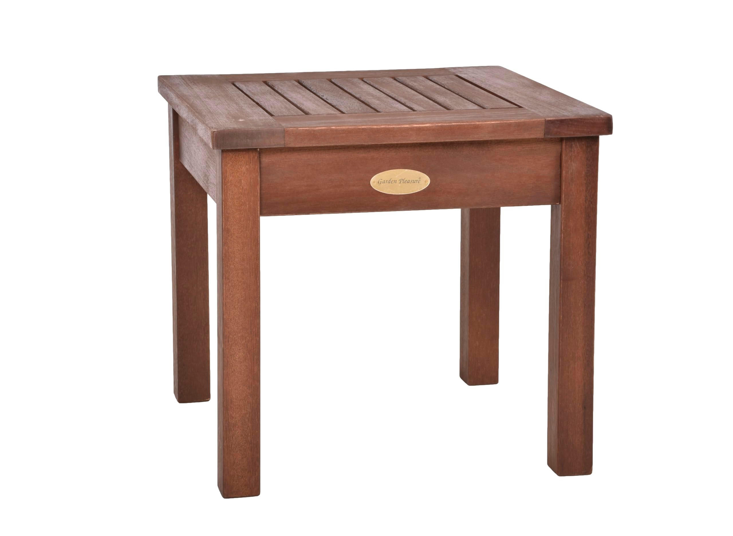 GARTENTISCH Annika Dunkelbraun Garten - Dunkelbraun, Holz (40/40/35cm) - DELUKE