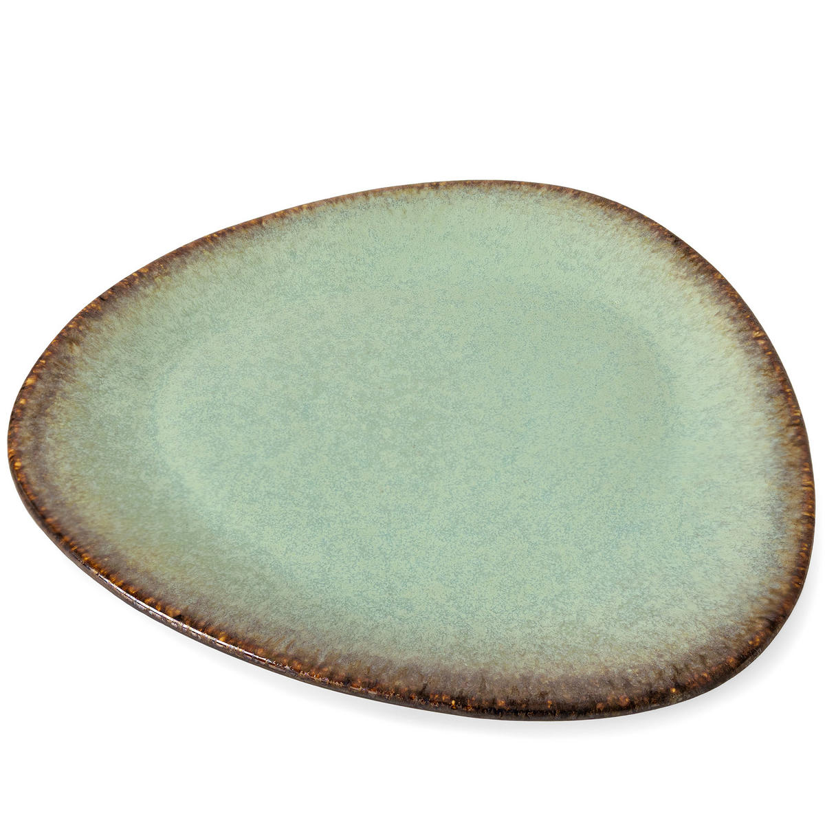 GESCHIRRSET PRIMA, 6-Personen, 18-tlg, Salbeigrün - Salbeigrün, Keramik (30/2.4/28cm) - KONSIMO®