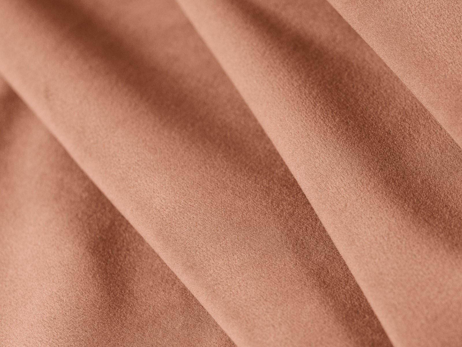 ECKSOFA links Ruby aus Samt rosa 4 Sitzplätze - Pink, Textil (180/273cm) - Micadoni