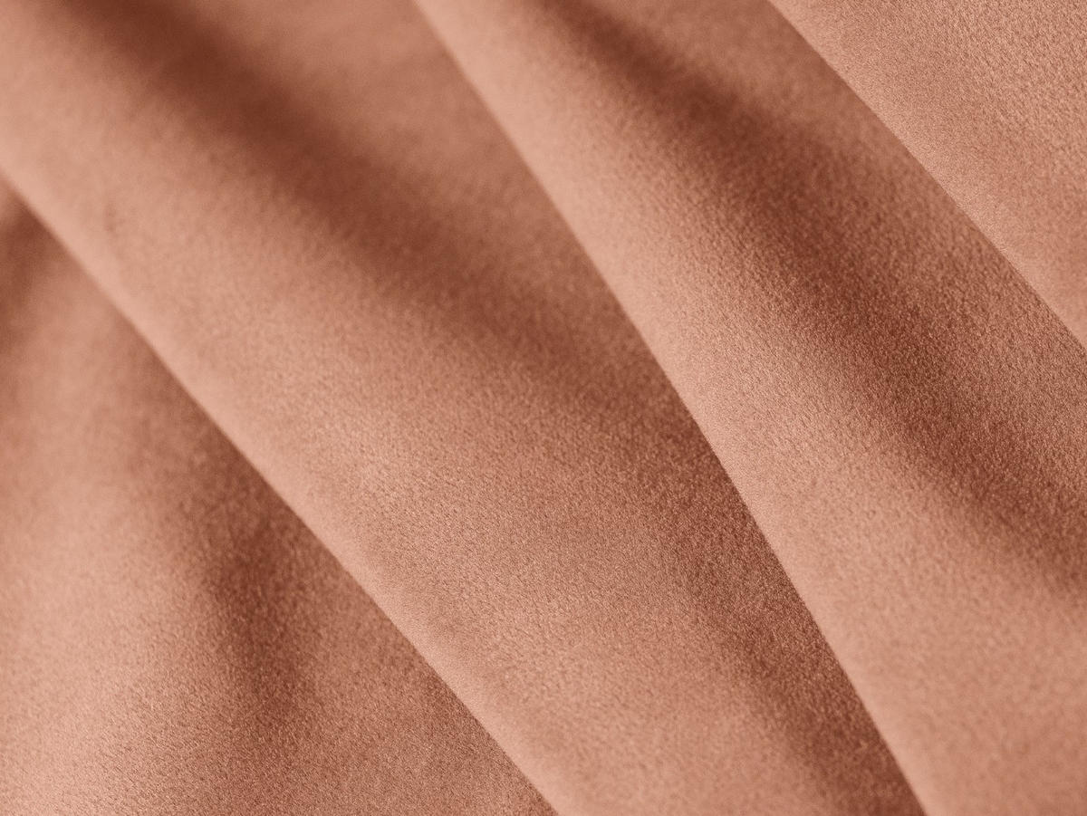 SOFA Ruby aus Samt rosa 4 Sitzplätze - Pink, Textil (93/69/302cm) - Micadoni