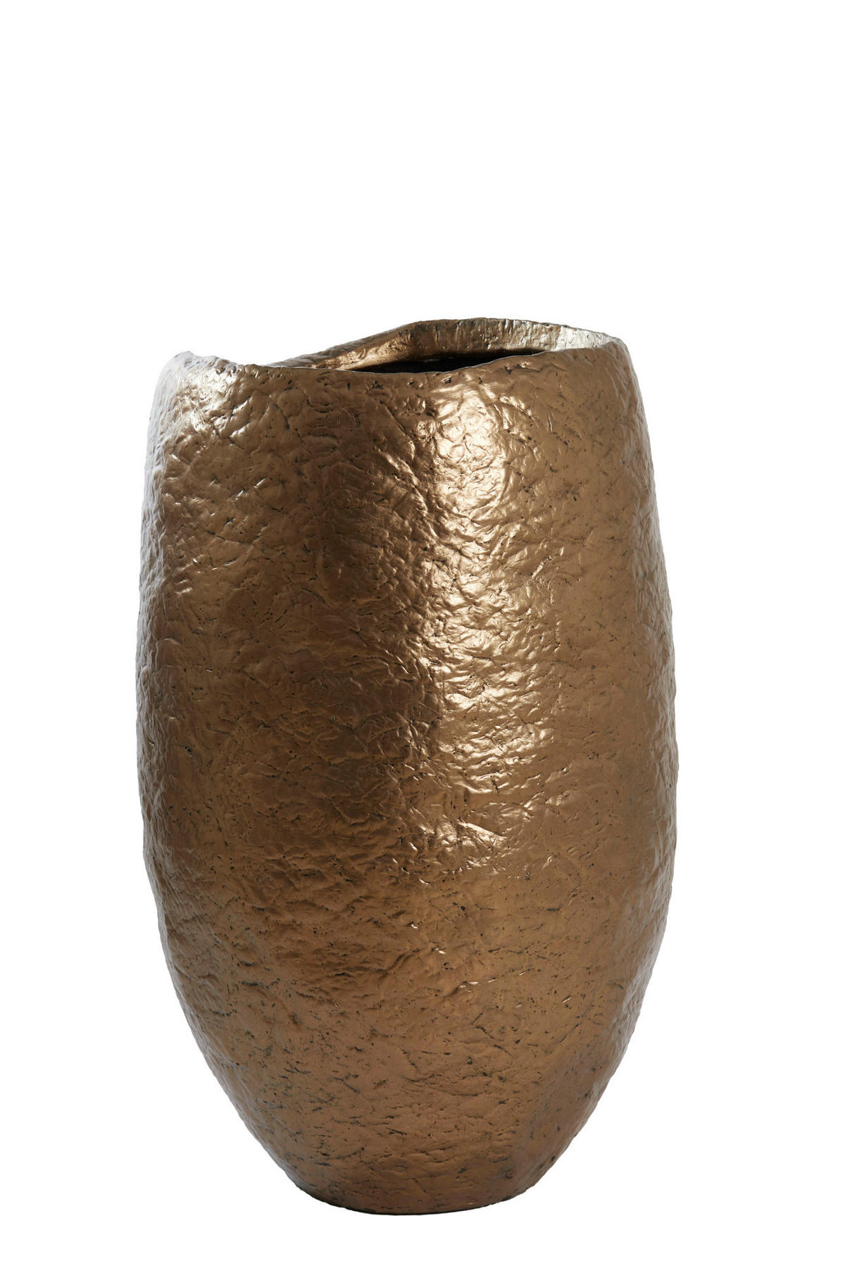 VASE Tingri Bronze Ø59/90 cm - Bronzefarben, Stein (90cm) - Light & Living