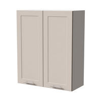 HÄNGESCHRANK Oslo W4/80 Weiß / Kaschmir Matt 80 / 32,5 / 96cm - Kaschmir/Weiß, Holz/Holzwerkstoff (80/96/32.5cm) - Feldmann-Wohnen