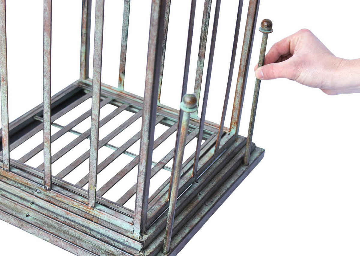 ROSENBOGEN aus Metall Kletterhilfe 275x172 cm 93969 - Grün, Metall (172/275/38cm) - DanDiBo