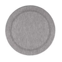 OUTDOORTEPPICH 120/120 cm Roma 272 - Grau, Kunststoff (120/120cm) - Paco Home