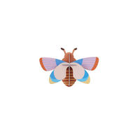 DEKOFIGUR Mobil Biene 11.6/3 cm - Multicolor, Wellpappe (11.6/3/8cm) - KUNSTLOFT