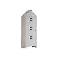 REGALSCHRANK Kania 58x37x171 MDF+Holzwerkstoff Weiß - Weiß, Holzwerkstoff (58/171/37cm) - 58aufmkessel