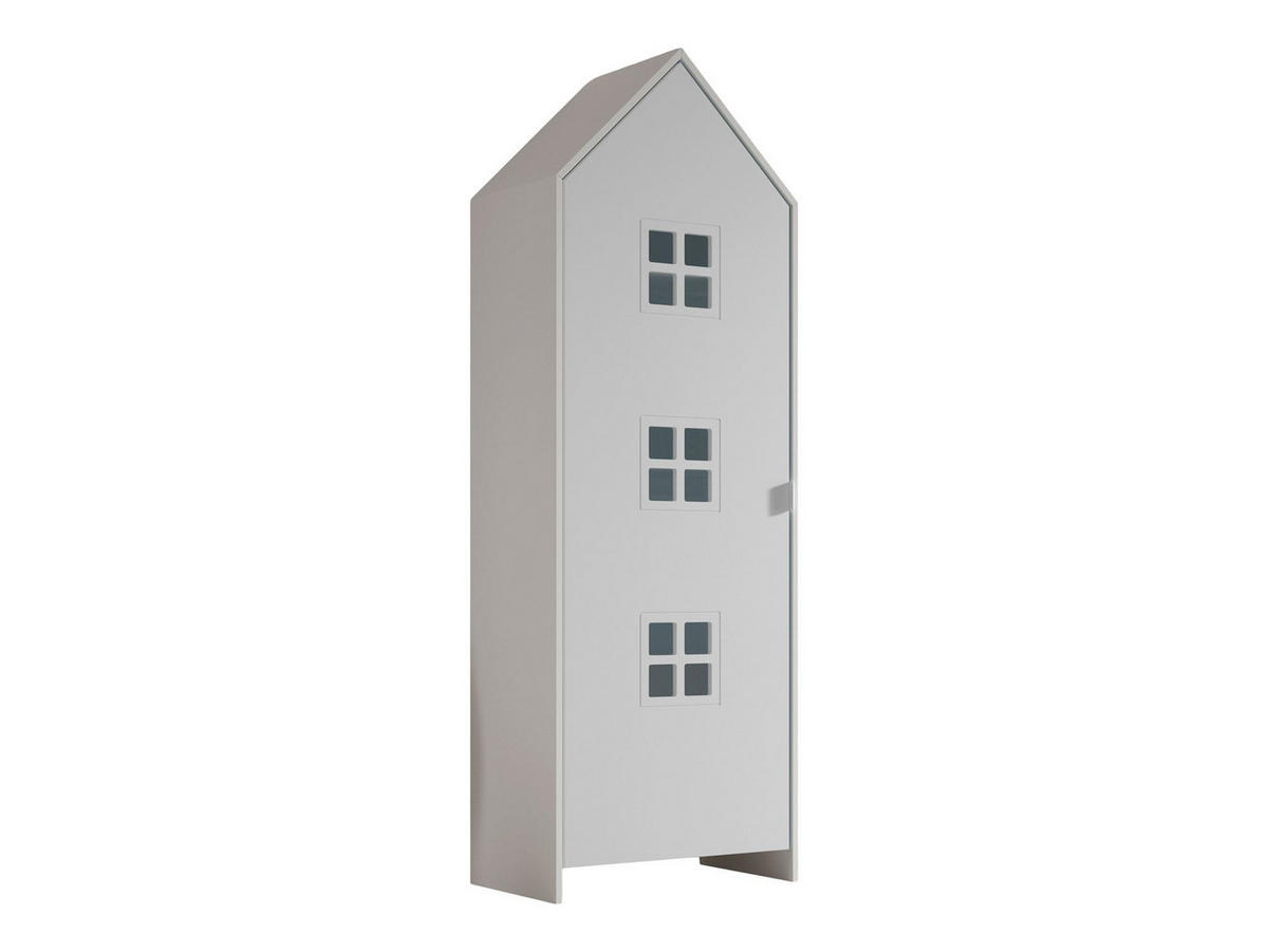 REGALSCHRANK Kania 58x37x171 MDF+Holzwerkstoff Weiß - Weiß, Holzwerkstoff (58/171/37cm) - 58aufmkessel