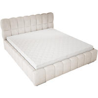 POLSTERBETT 180x200 cm Avilla mit Bettkasten, Lattenrost, Boucle, Creme - Creme, Holz/Textil (180/200cm) - Emporius