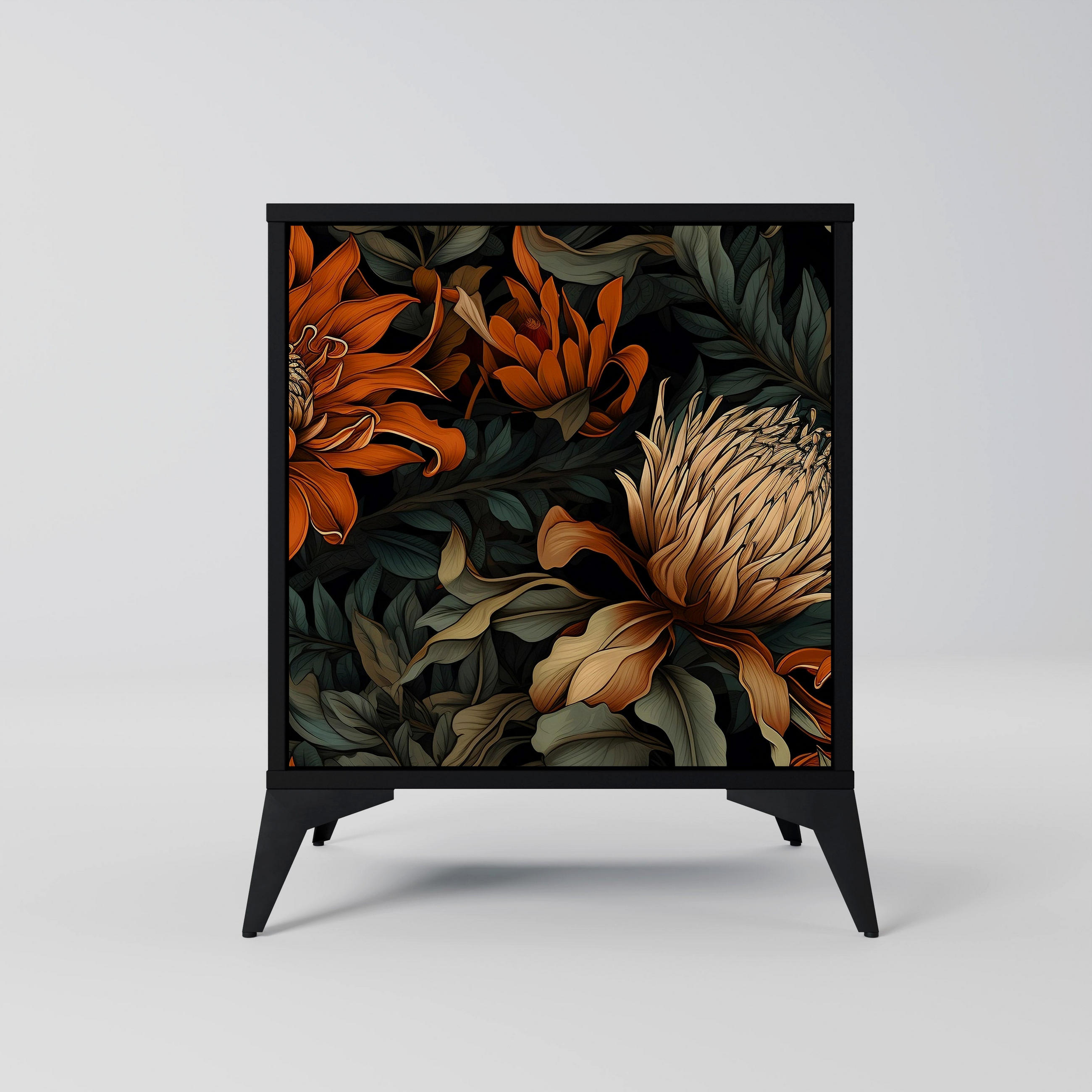 SpaceRebels Sideboard Schwarz 57.5x70.5x42 cm