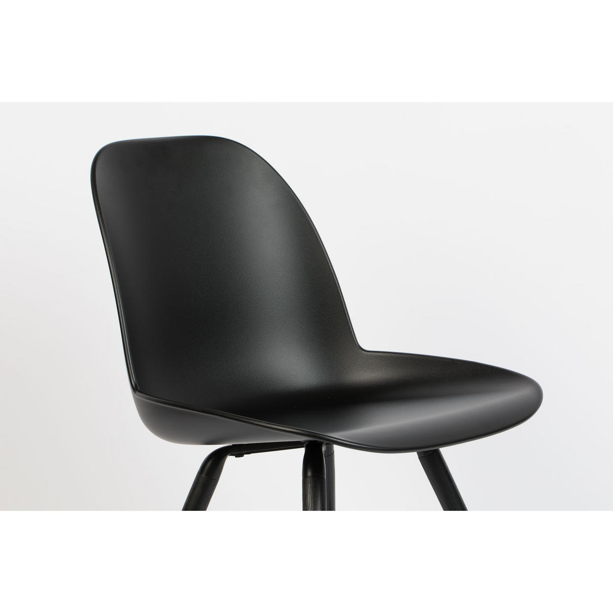 ESSZIMMERSTUHL Albert Kuip Schwarz - 2 er Set - Schwarz, Kunststoff (55/81.5/55cm) - Zuiver