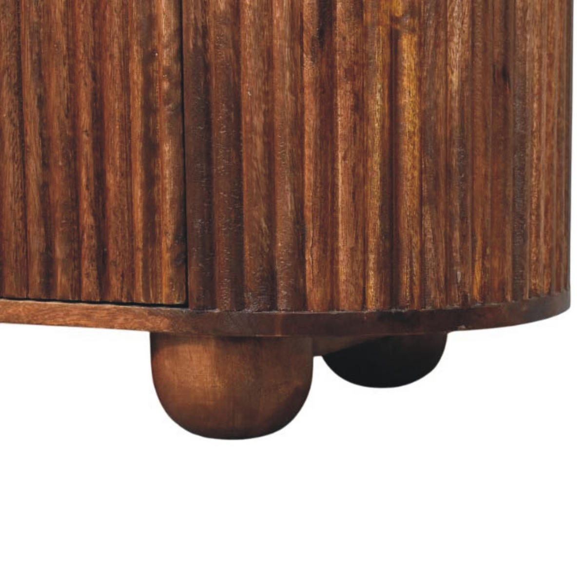 KOMMODE mit Roasted-Almond-Finish, 6 Schubladen, T-Bar-Griffe, geröstetes Braun - Goldfarben/Braun, Holz/Metall (135/79/35cm) - Artisan Furniture