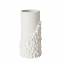 VASE Ton matt Bule 30,5 cm - Weiß, Keramik (30.5cm) - Boltze Home