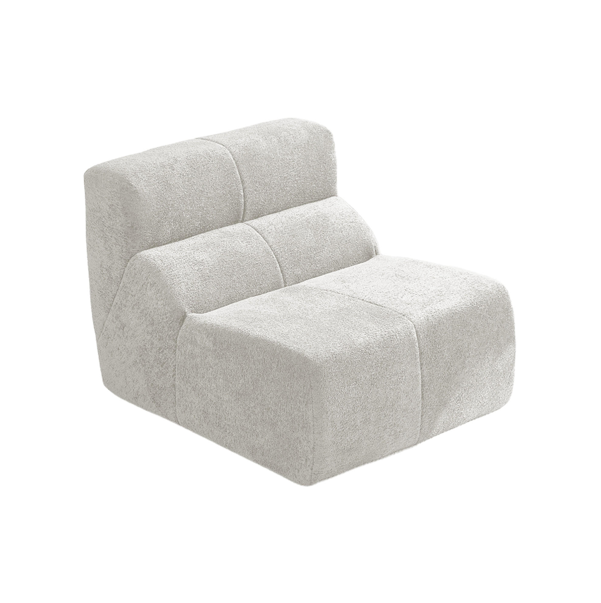 SESSEL 110/79/94 cm White aus Fabric - Weiß, Textil (110/79/94cm) - OKMYHOME