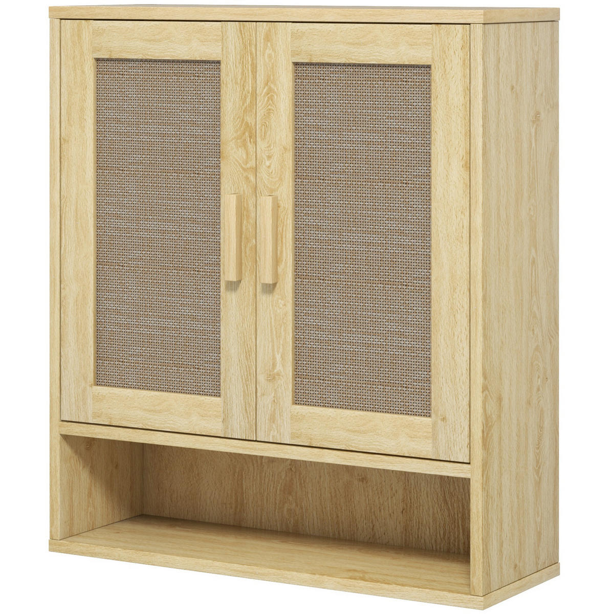 HÄNGESCHRANK Eiche 1 Stück - Beige, Kunststoff (59/66.5/20cm) - GiPP