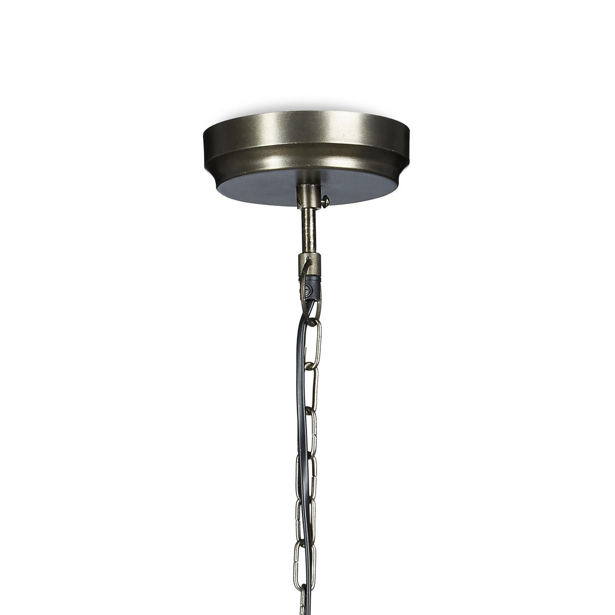 HÄNGELEUCHTE - Anthrazit, Metall (21/21/130cm) - Relaxdays