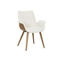 POLSTERSTUHL Buche 66x63x87 beige / braun ELLA #200 - Beige, Kunststoff (66/87/63cm) - Massivmoebel24