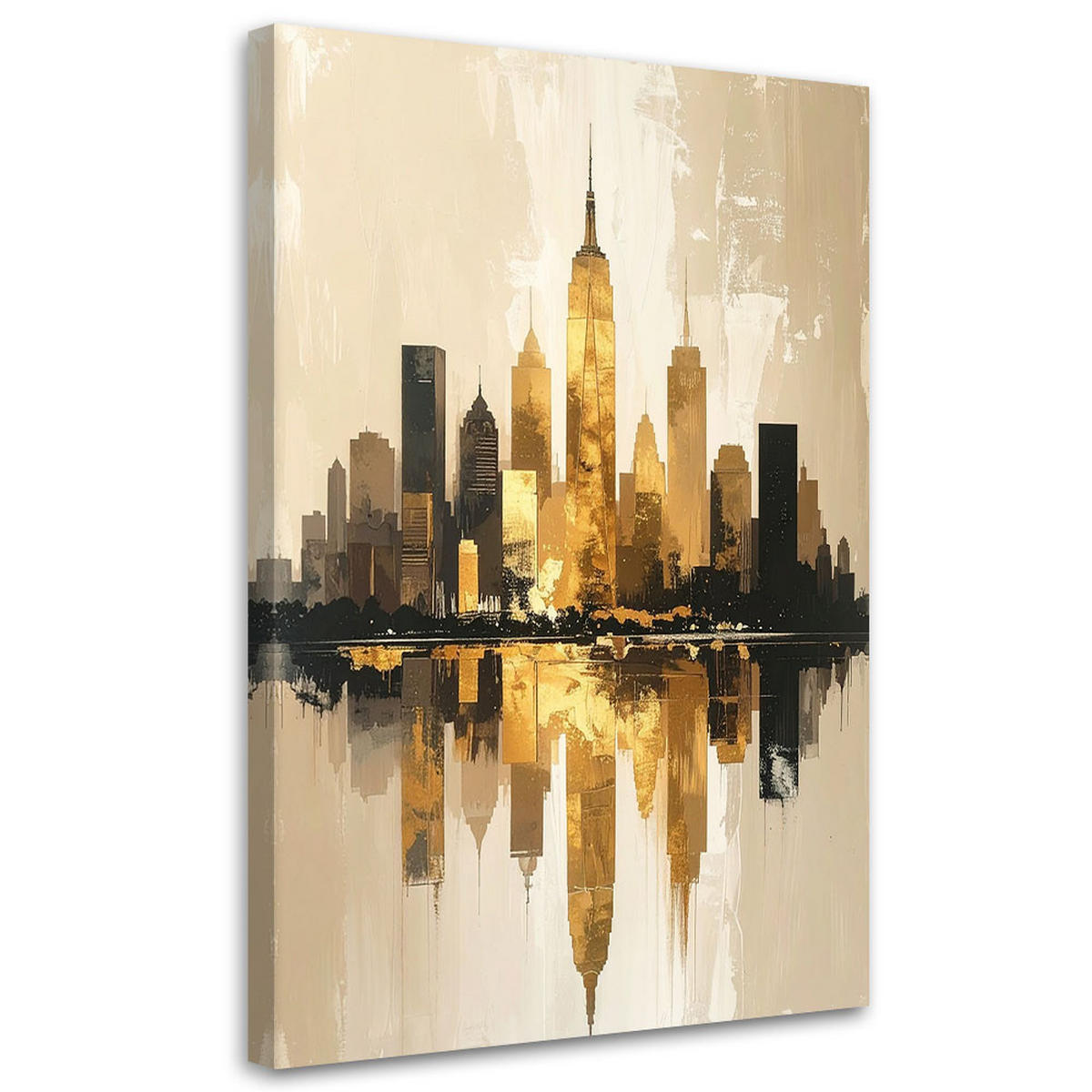 LEINWANDBILD Städte & Architektur 40x60cm - Beige, Textil (40/60cm) - Feeby