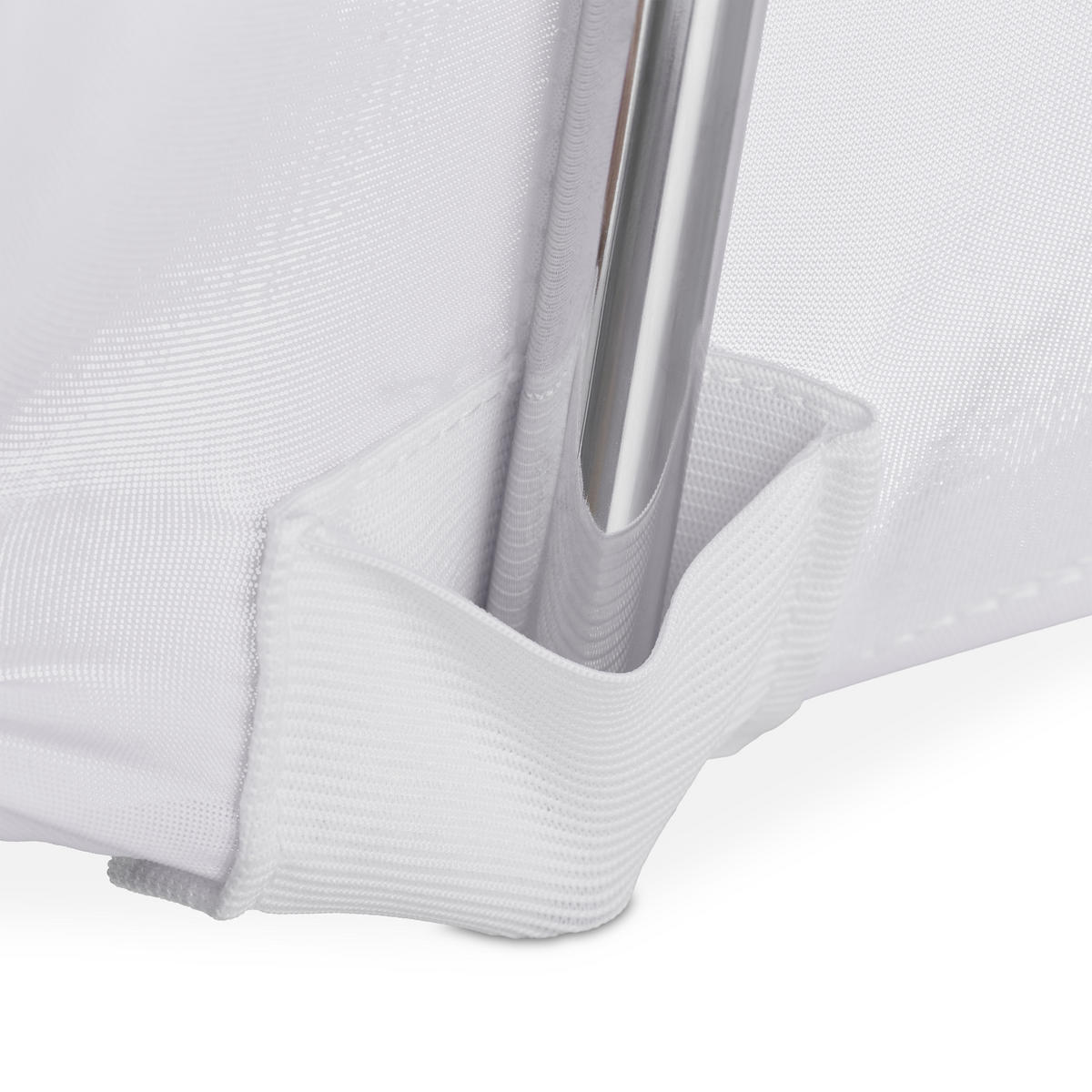 4xSTUHLHUSSEN - Weiß, Kunststoff/Textil (60/57cm) - Relaxdays