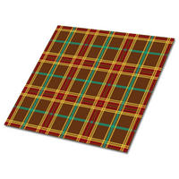 FLIESENAUFKLEBER 9 Stück 30x30 cm selbstklebend Klassisches Karomuster - Multicolor, Textil (30/1.6/30cm) - TULUP