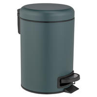 TRETEIMER für Bad 3 l 22,5/17/25 cm - Grün, Metall (17/25/22.5cm) - Wenko