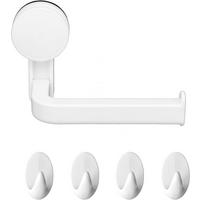 TOILETTENPAPIERHALTER, 4 Haken Toilettenpapierhalter - Weiß, Kunststoff (6.5/3.7/14.6cm) - BELZ