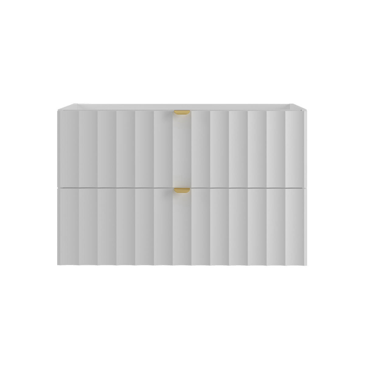 WASCHTISCHUNTERSCHRANK 80cm Lexa Weiß - Weiß, Holzwerkstoff (80/50/45.8cm) - Petits-meubles