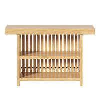 BARTISCH 160/40/105 cm, Naturfarben - Naturfarben, Holzwerkstoff (40/105/160cm)