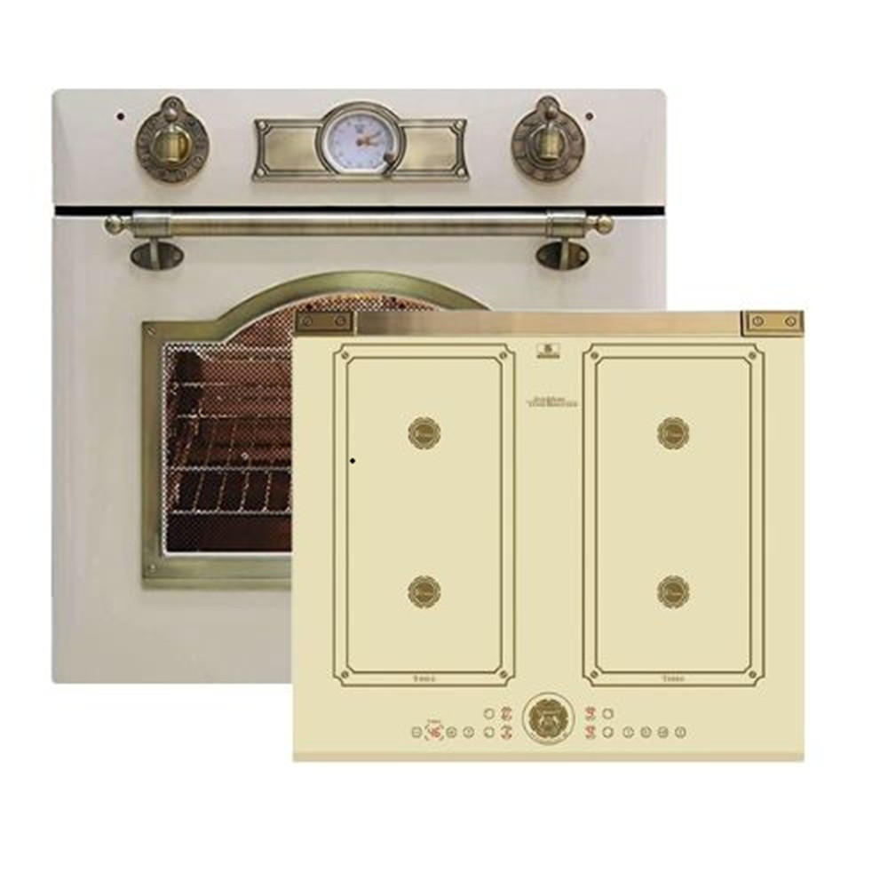 XXXLutz Backofen-Set Creme 59.4x59.4x57.5 cm