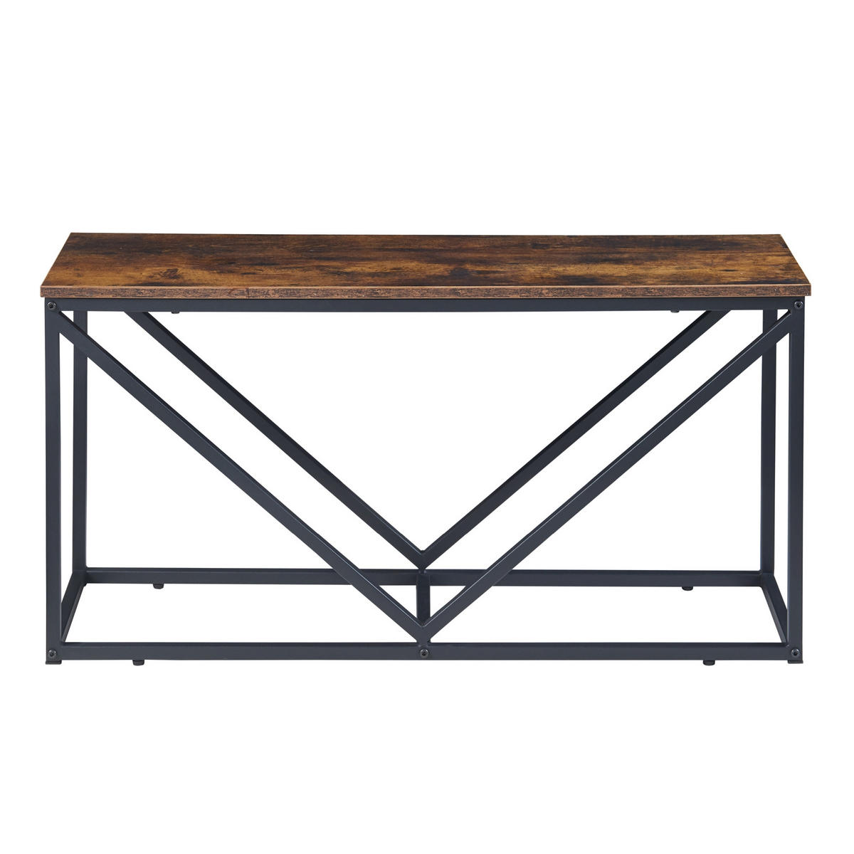 KAMINHOLZREGAL Vaasa - Schwarz, Metall (100/50/30cm) - [en.casa]