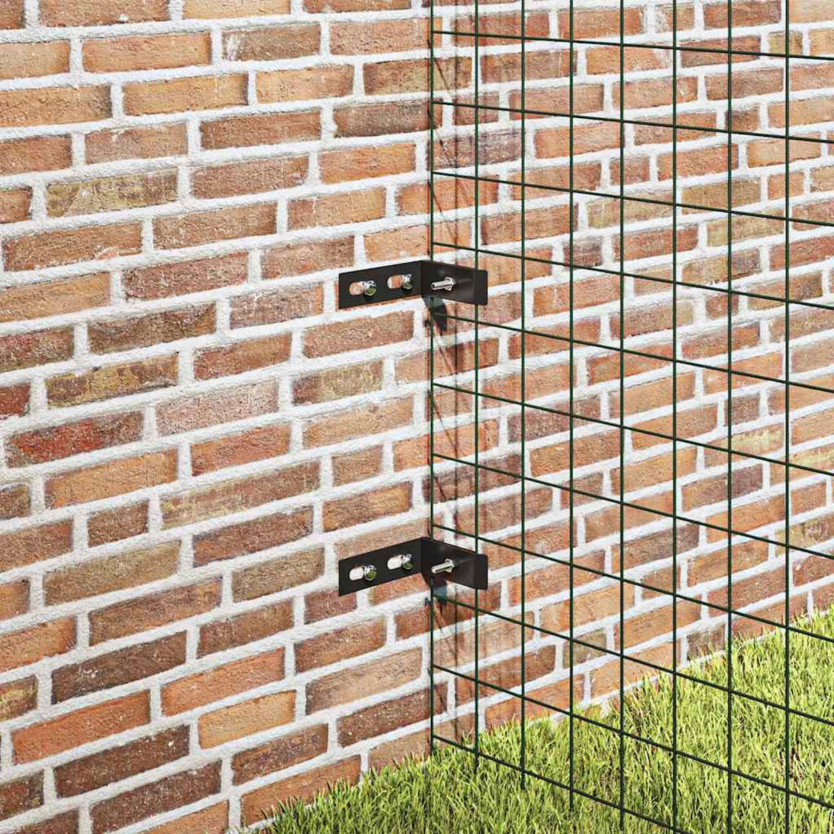 WAND-ECKVERBINDER 10 Sets Anthrazit - Anthrazit, Metall (0.3cm) - vidaXL