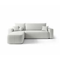 ECKSOFA mit Schlaffunktion SENNO Quelle 01 Links - Weiß, Textil (250/150cm) - Bedante