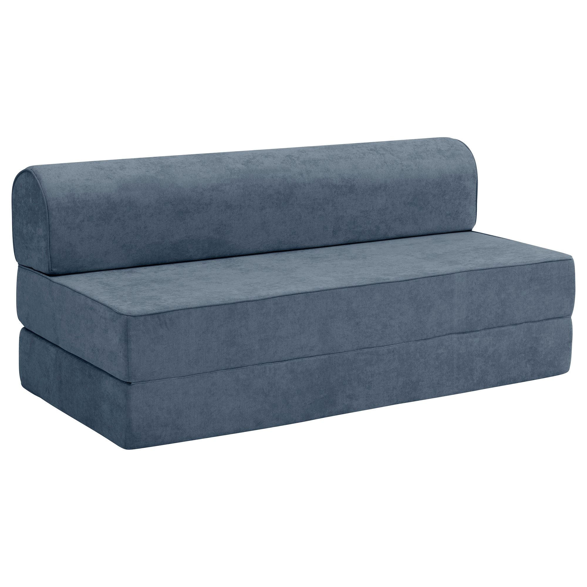 FALTSOFA Katusha Flachgewebe blau - Blau, Kunststoff (80/71/160cm) - 58aufmkessel