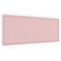 PINNWAND, Korktafel in Pink, 100x40 cm, Holzrahmen - Pink lackiert - Pink, Holz (100/40/1.5cm) - ALLboards
