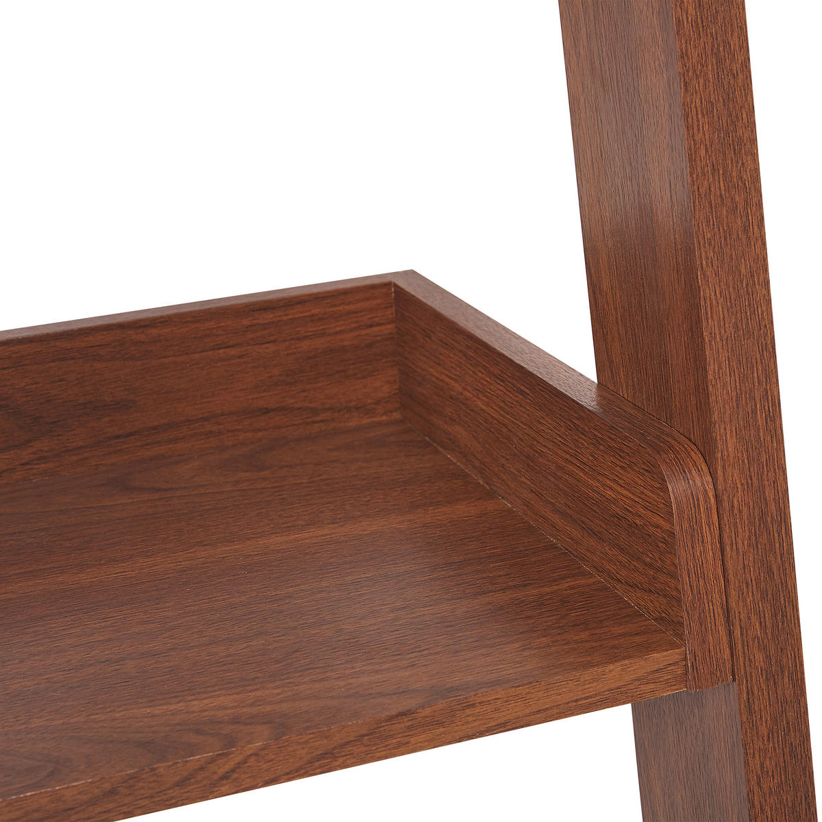 REGAL 5 Fächer Mobile Trio - Dunkelbraun, Holzwerkstoff (65/167/43cm) - Beliani