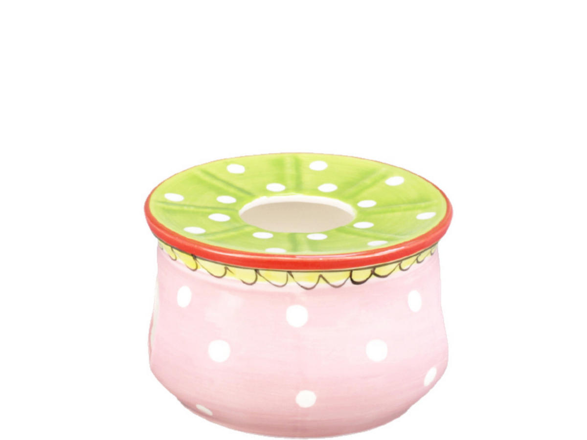 TEELICHTHALTER Punkt in Bunt - 10cm - Multicolor, Keramik (16/10/15cm) - Blond Amsterdam