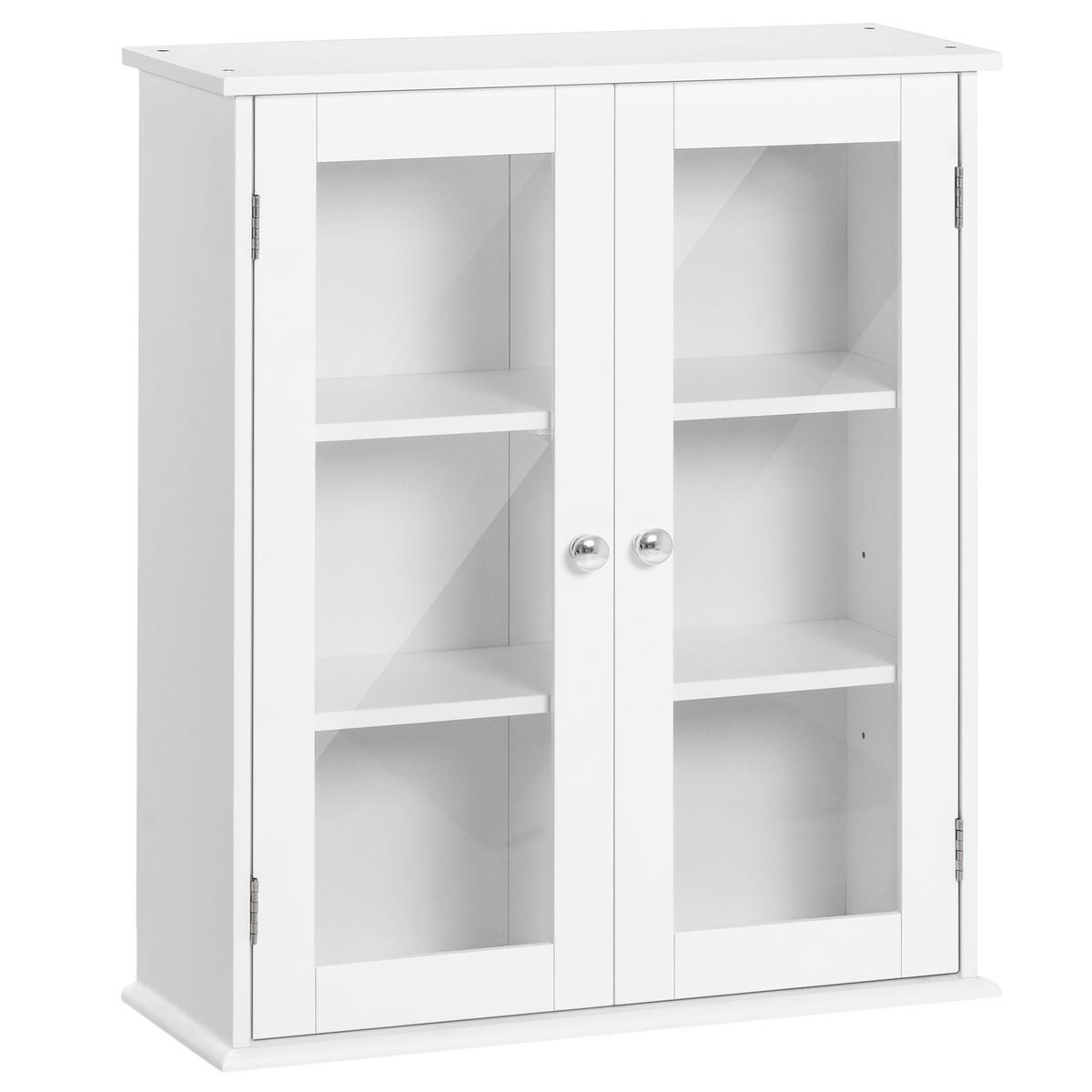 HÄNGESCHRANK Weiß 1 Stück - Weiß, Kunststoff (55/65/20cm) - GiPP
