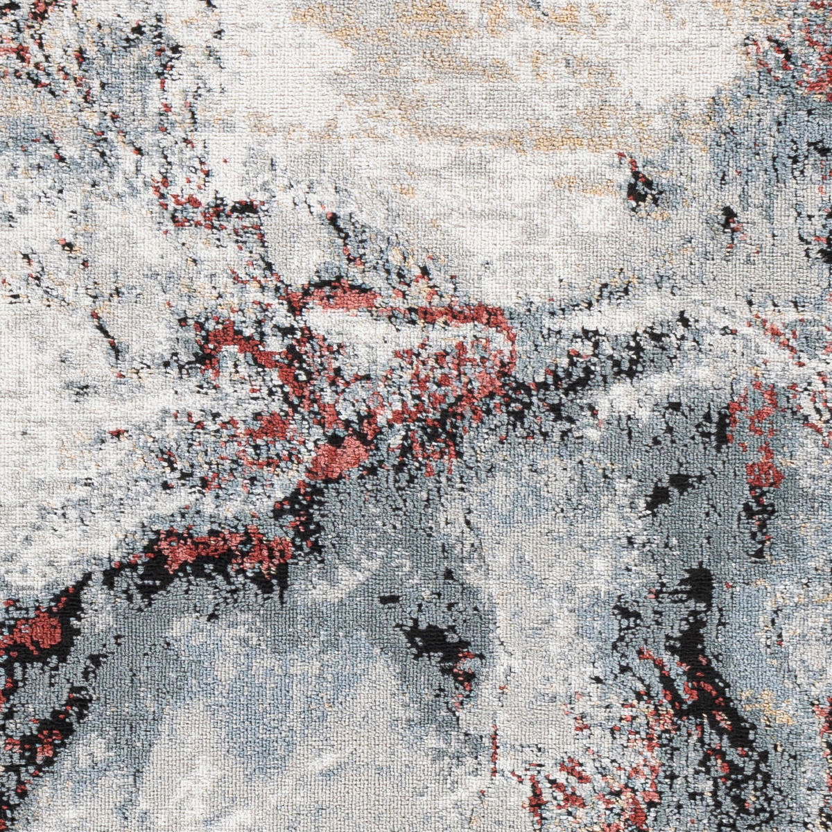 KURZFLORTEPPICH 200/275 cm Grau - Rot/Grau, Naturmaterialien/Textil (200/275cm) - LIVABLISS