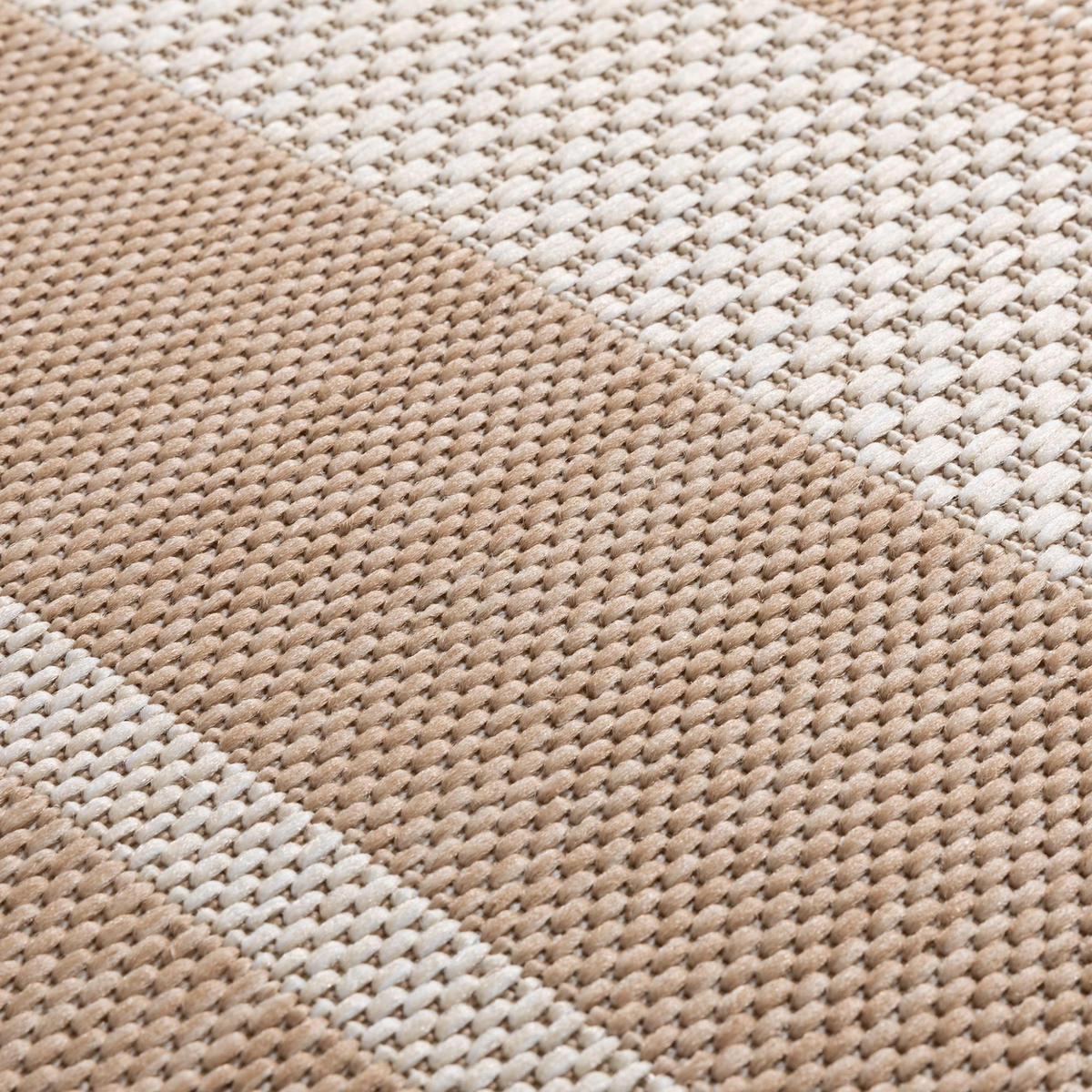 OUTDOORTEPPICH 120/170 cm Bergen Streifen - Beige, Textil (120/170cm) - Steffensmeier