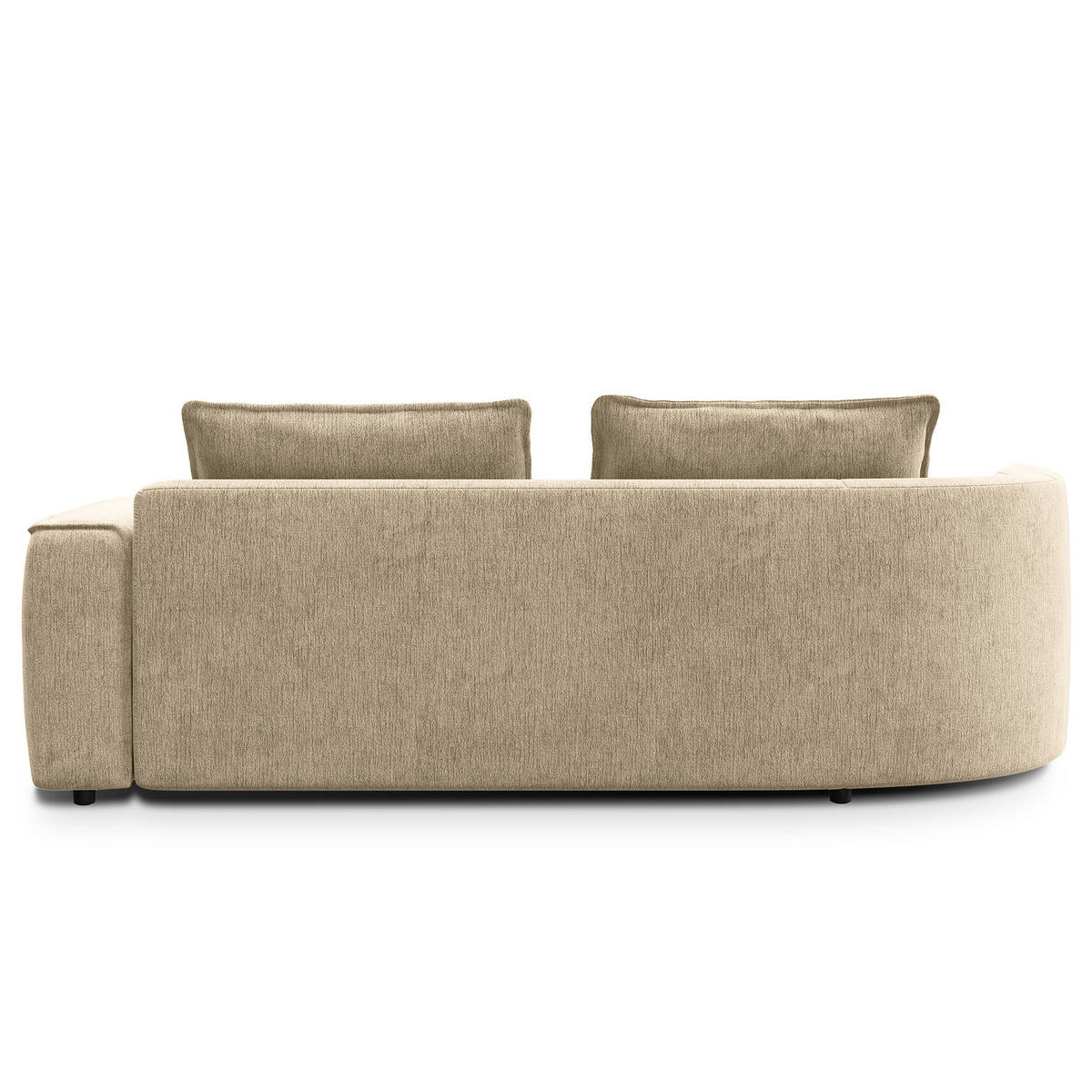 2,5-SITZER SOFA - Taupe, Textil (217/82/156cm) - home24