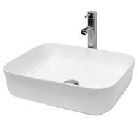 WASCHBECKEN - Weiß, Keramik (39.5/13.5/50.5cm) - ECD-Germany