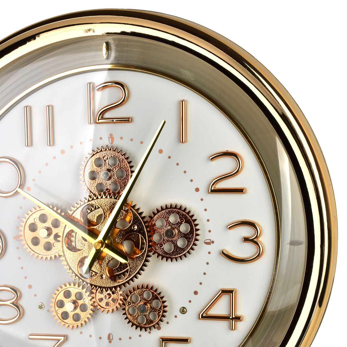 WANDUHR Ramsey Gold 42/8/42 cm Kunstoff - Goldfarben, Kunststoff (42/42/8cm) - Mondex