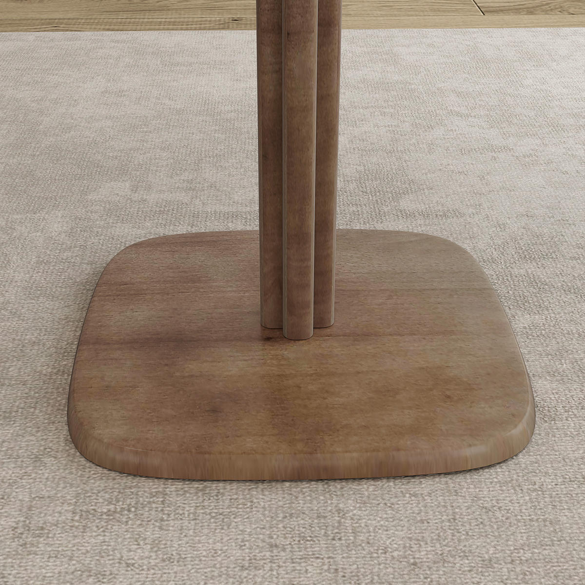 ESSTISCH DE-16501 quadratisch, 70/70 cm, für 4 Personen Braun - Braun, Holzwerkstoff (70/70/75cm) - ComfortXL