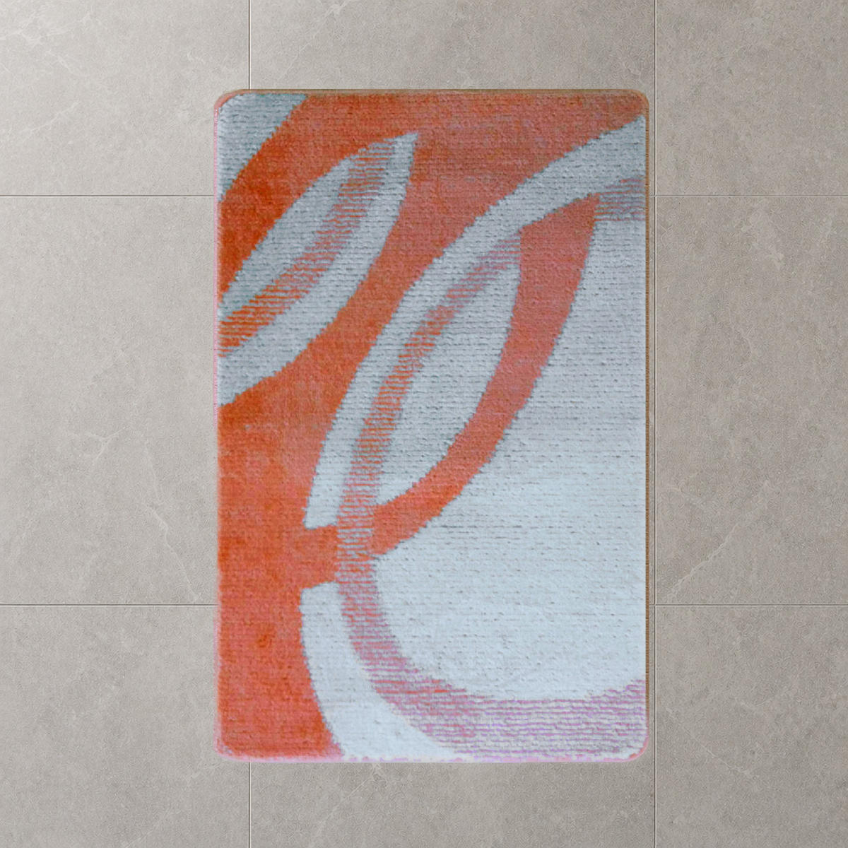 BADEMATTE 80/150cm SALMON - Orange, Textil (80/150cm) - ROLFNERS