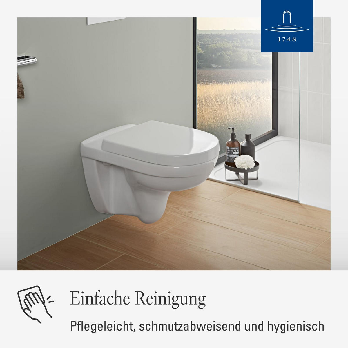 WC-SITZ O.novo weiß 423 x 368 x 51 mm - Weiß, Kunststoff (36.8/5.1/42.3cm) - Villeroy & Boch