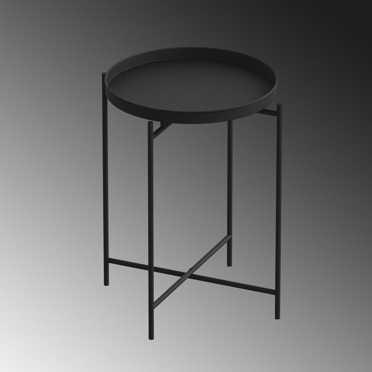 COUCHTISCH sheby Schwarz - Schwarz, Holz (46/46/56cm) - Habitat Garten