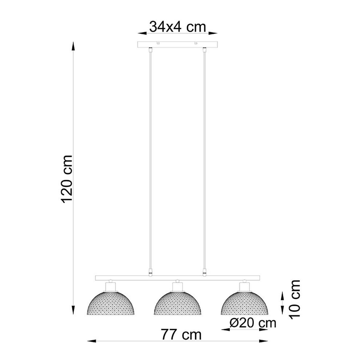 LED PENDELLEUCHTE 3-flammig, Metall, Nickel matt, Glas opal - Silberfarben, Glas (77/20/120cm) - Globo Lighting